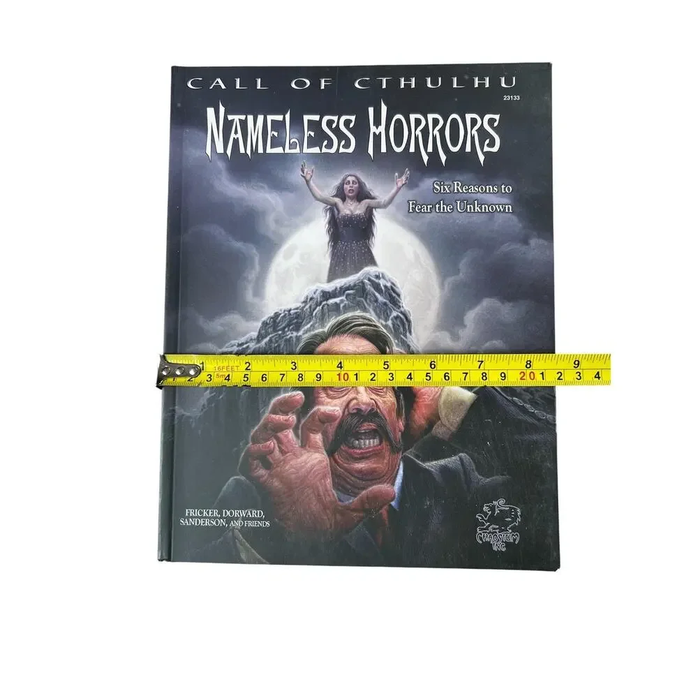 Call Of Cthulhu Nameless Horrors Chaosium Black Horror Hardcover Fricker